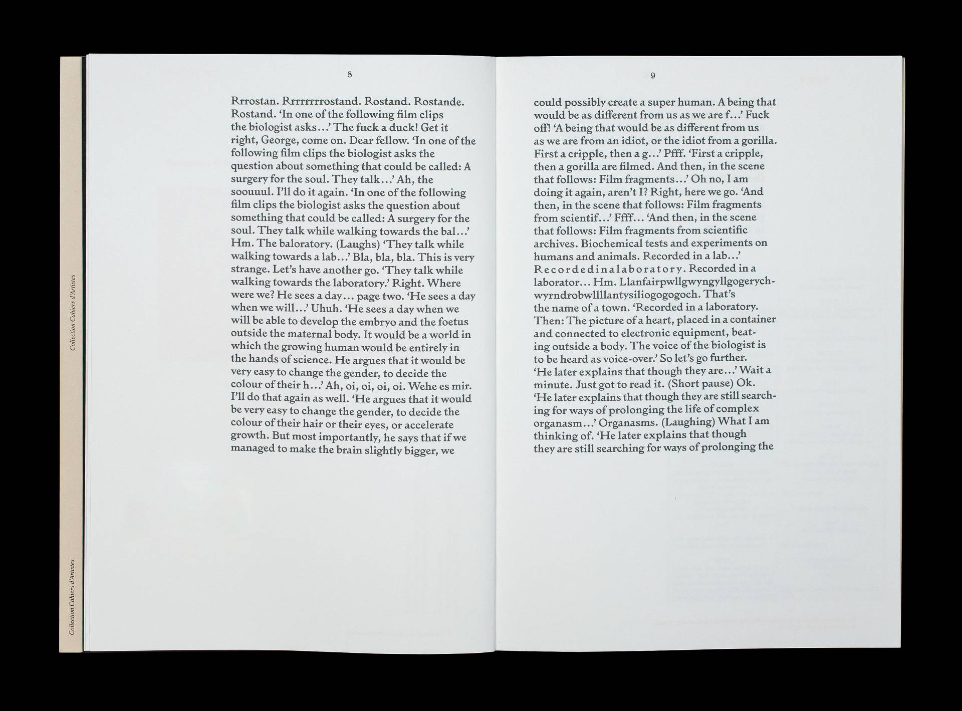 Publikation »Collection Cahier d’Artiste – Dominique Koch«