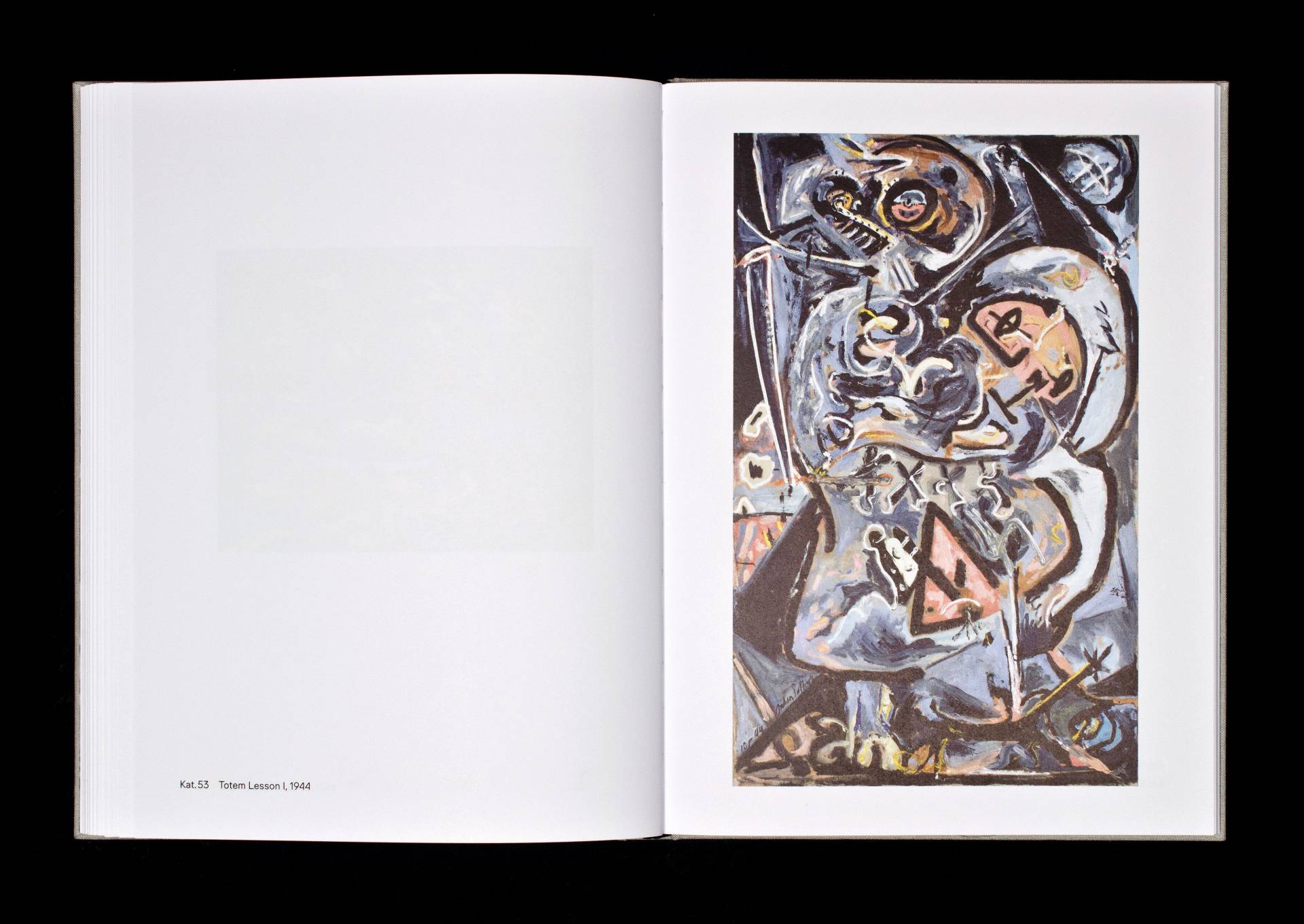 Katalog zur Ausstellung »Der figurative Pollock« für das Kunstmuseum Basel