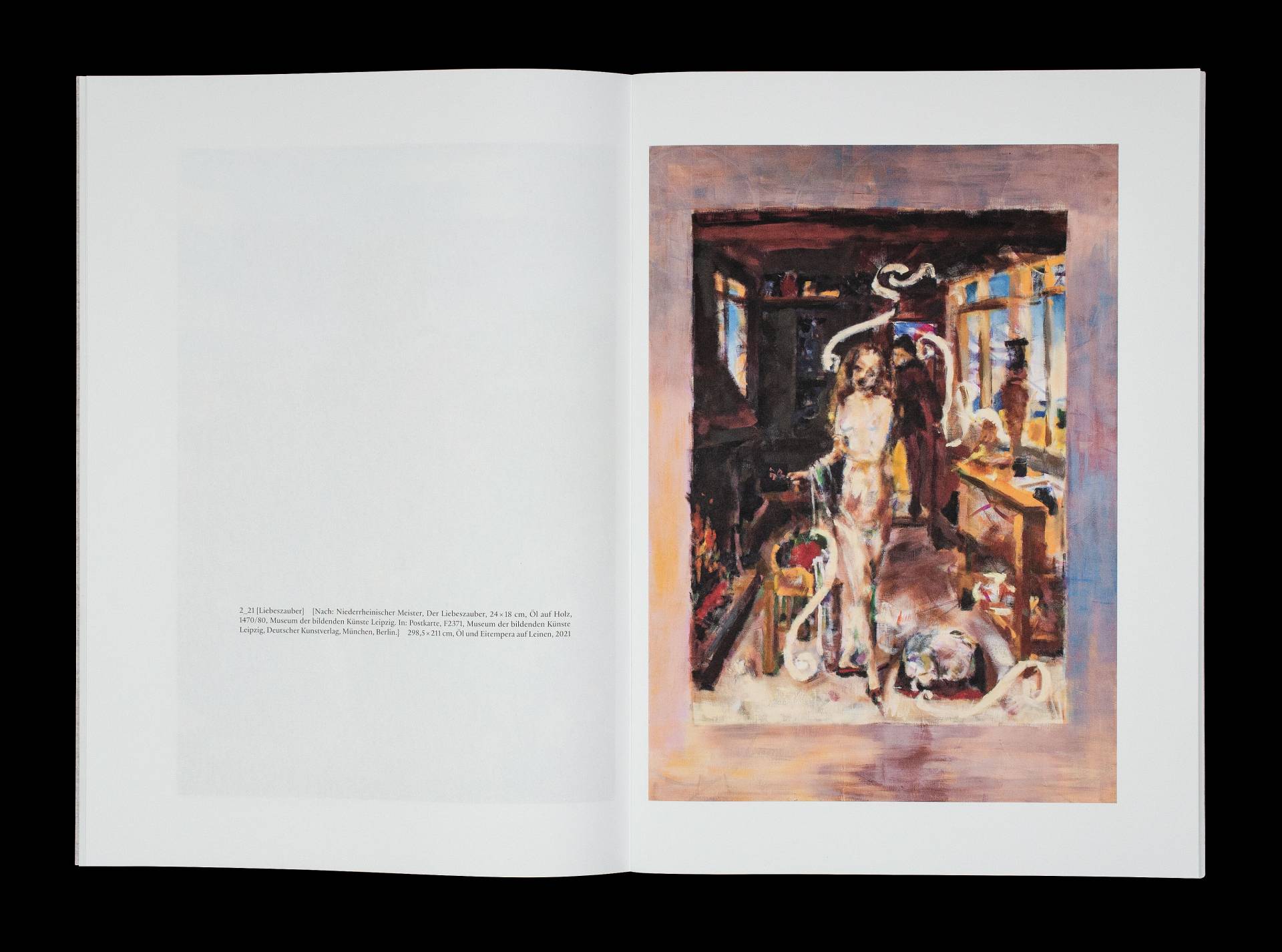 Broschüre zur Ausstellung »Jochen Plogsties: vor Tizian nach Monet« für die ASPN Galerie Leipzig