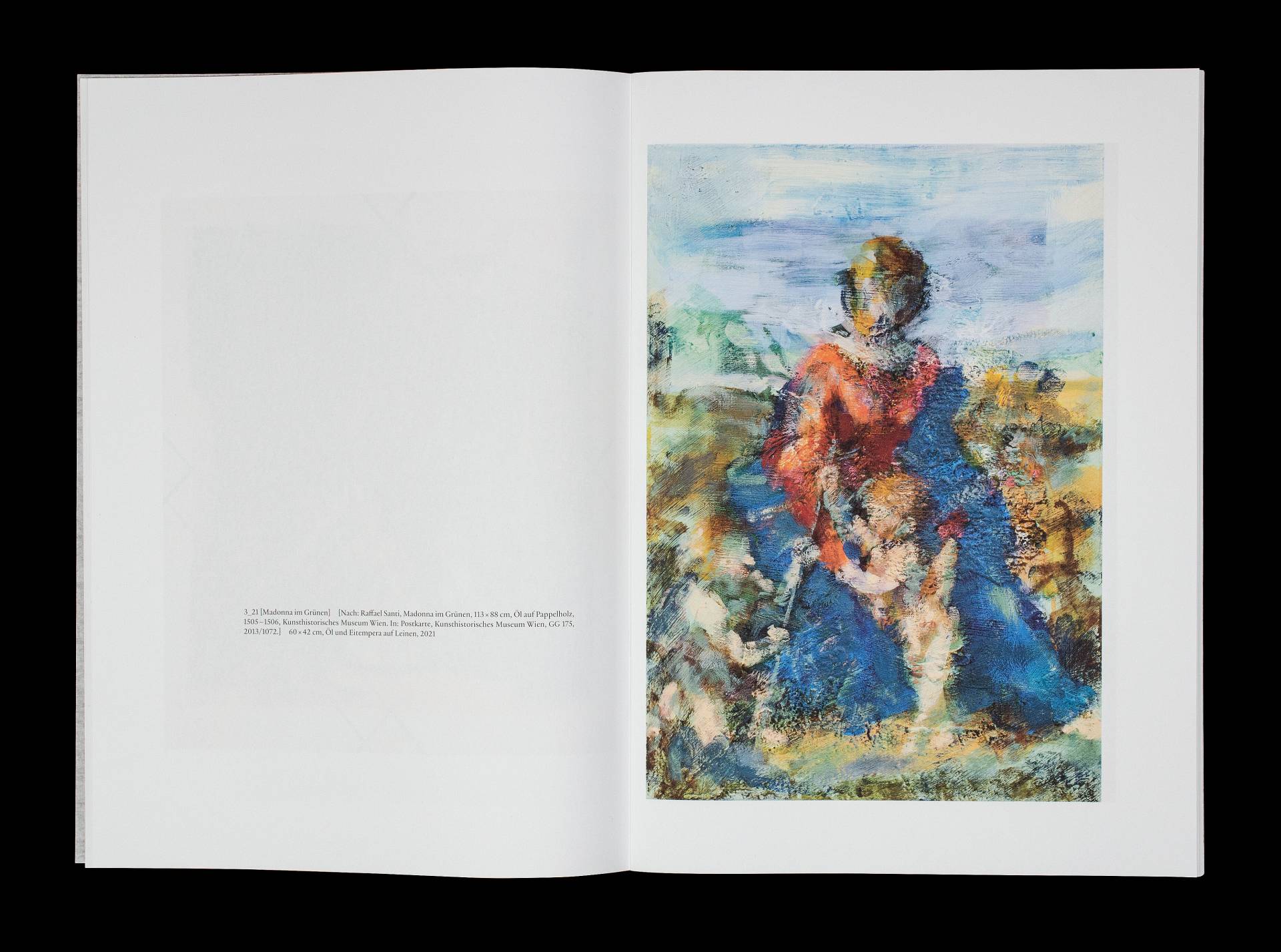 Broschüre zur Ausstellung »Jochen Plogsties: vor Tizian nach Monet« für die ASPN Galerie Leipzig