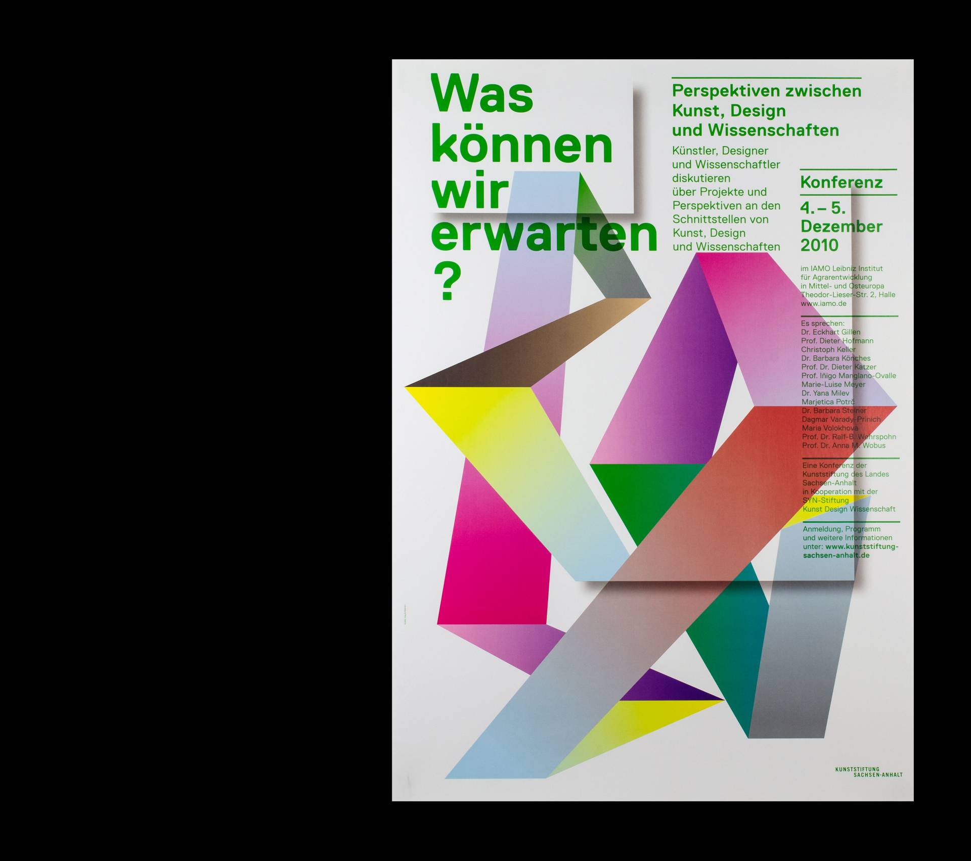 Visuelle Identität zur Konferenz »Was können wir erwarten?« für die Syn Stiftung – Kunst Design Wissenschaft, Halle