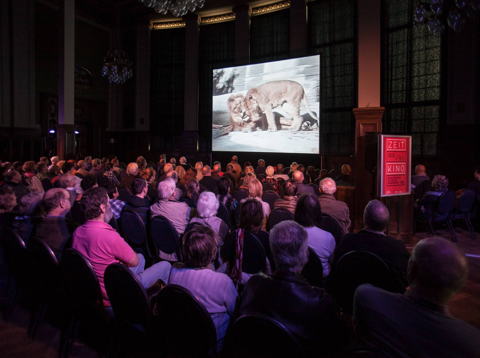 Visuelle Identität »Zeitkino – Historische Filme im Leipziger Hauptbahnhof« für die Leipziger Dok-Filmwochen GmbH